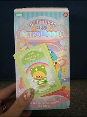 Upset Duck x Care Bears - Be Rainbow Duck - Confirmed Good Luck Bear